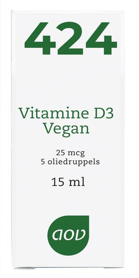 AOV 424 Vitamine D3 25mcg vegan (15 Milliliter)