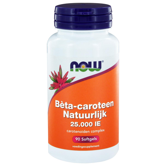 Bèta-caroteen Natuurlijk (90 softgels) - NOW Foods