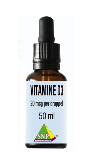 SNP Vitamine D3 20mcg druppels (50 Milliliter)