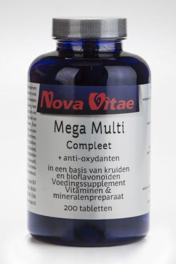 Nova Vitae Mega multi compleet (200 Tabletten)