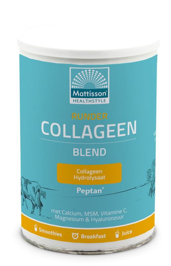 Mattisson Runder collageen poeder blend Peptan (300 Gram)