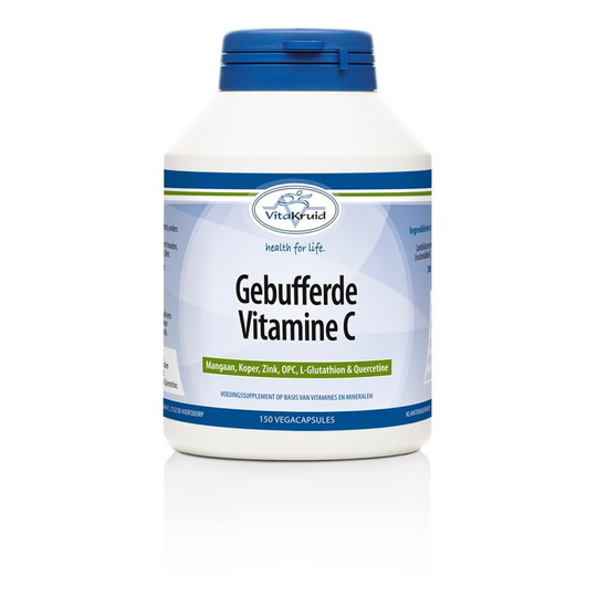 Vitakruid Gebufferde Vitamine C (150 Vegetarische capsules)