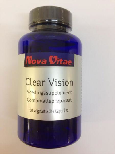 Nova Vitae Clear vision oogformule (60 Vegetarische capsules)