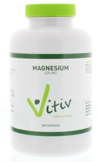 Vitiv Magnesium 400 mg (200 Capsules)