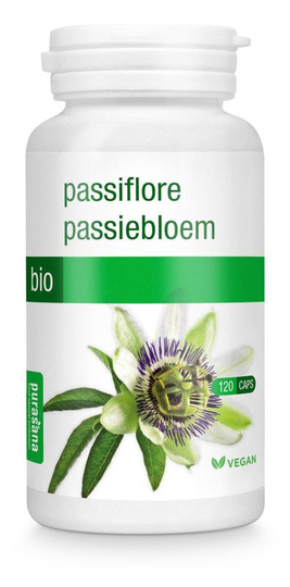 Purasana Passiebloem/passiflore vegan bio (120 Vegetarische capsules)