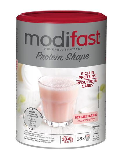 Modifast Protein shape milkshake aardbei (540 Gram)