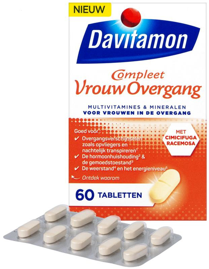 Davitamon Compleet vrouw overgang (60 Tabletten)