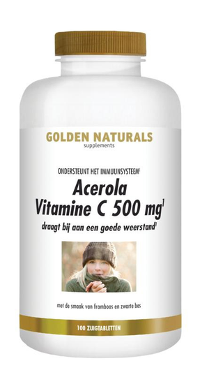 Golden Naturals Acerola Vitamine C 500 mg