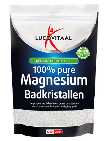 Lucovitaal Magnesium badkristallen (1000 Gram)