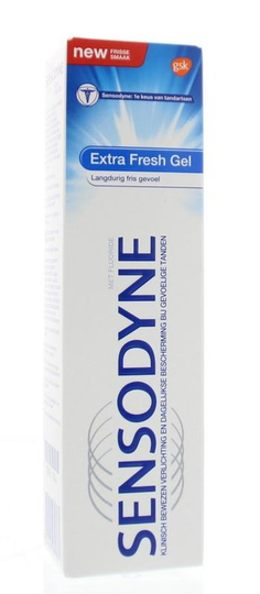 Sensodyne Tandpasta extra fresh gel (75 Milliliter)