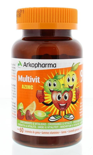 Azinc Multi vitamine fruitgum (60 Stuks)