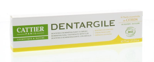 Cattier Tandpasta citroen (75 Milliliter)