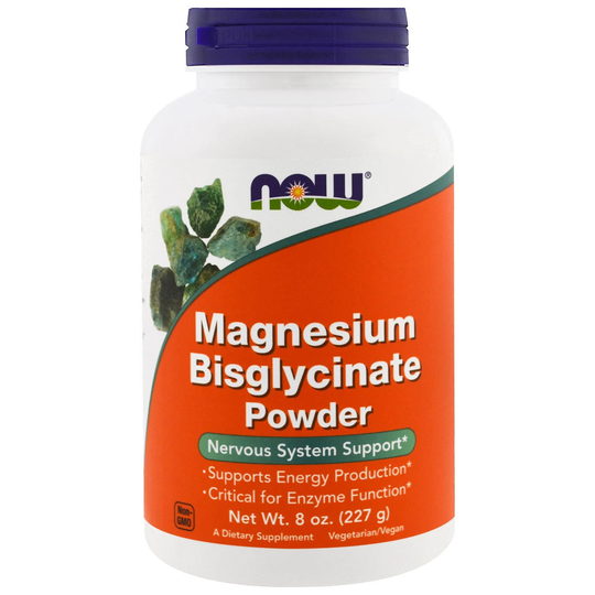 Magnesium Bisglycinate Powder (227 gram) - Now Foods