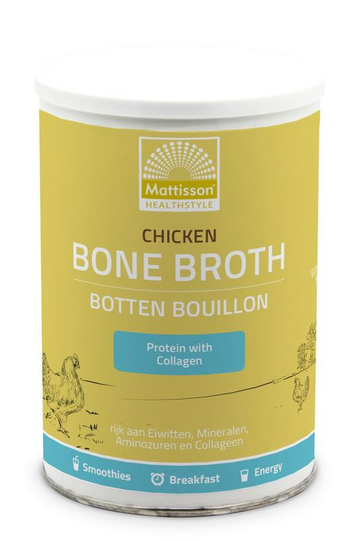 Mattisson Chicken bone broth - Botten bouillon kip (400 Gram)