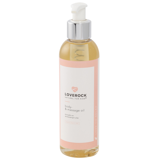 Loverock Love to relax body & massage olie kids & family (200 Milliliter)