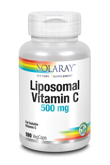 Solaray Vitamine C liposomaal 500mg (100 Vegetarische capsules)