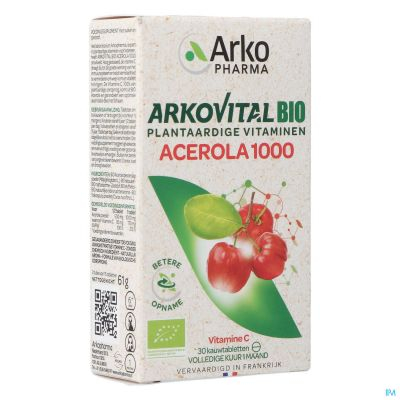 Arkovital Acerola 1000 Bio | 30 kauwtabletten