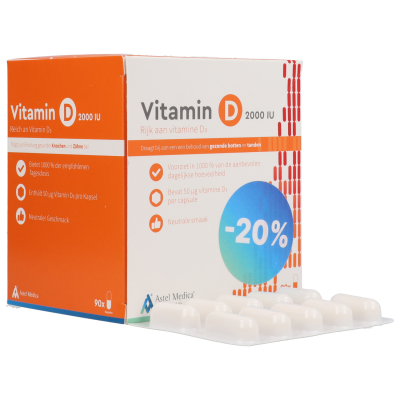 Vitamin D 2000 IU | 90 capsules PROMO