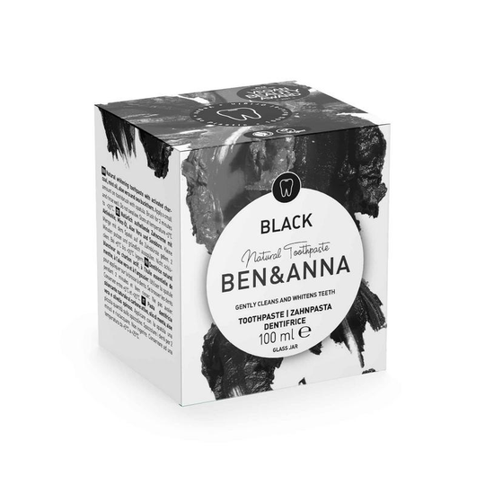 Ben & Anna Tandpasta zwart active charcoal (100 Gram)
