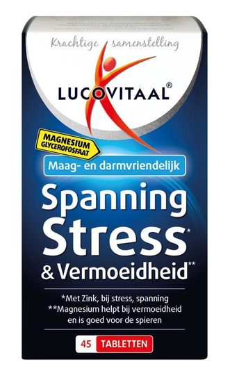 Lucovitaal Magnesium spanning stress & vermoeidheid (45 Tabletten)