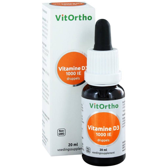 VitOrtho Vitamine D3 1000 IE druppels