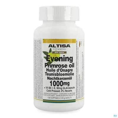Altisa Teunisbloemolie 1000 mg | 100 capsules