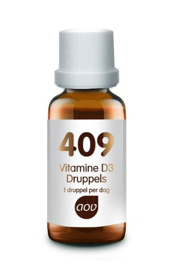 AOV 409 Vitamine D3 druppels 25mcg (15 Milliliter)
