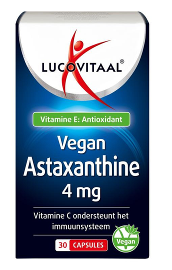 Lucovitaal Astaxanthine 4mg vegan (30 Capsules)
