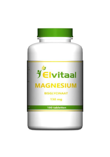 Elvitaal/elvitum Magnesium (bisglycinaat) 130mg (180 Tabletten)