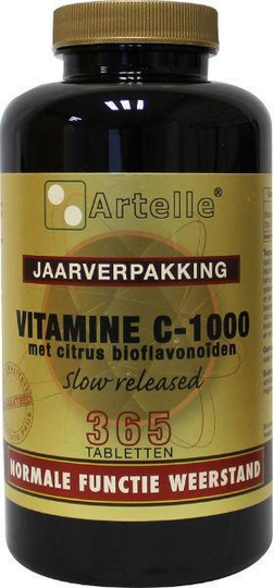 Artelle Vitamine C 1000mg/200mg bioflavonoiden (365 Tabletten)