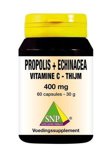 SNP Propolis+echinacea - thijm- vitamine C 400mg puur (60 Capsules)