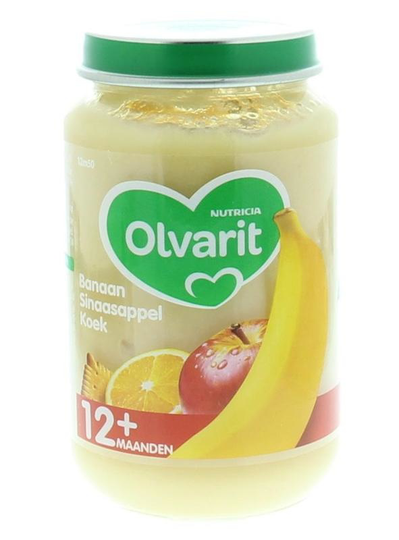 Olvarit Banaan sinaas koek 12M50 (200 Gram)