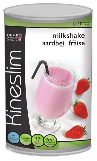Kineslim Milkshake aardbei (400 Gram)