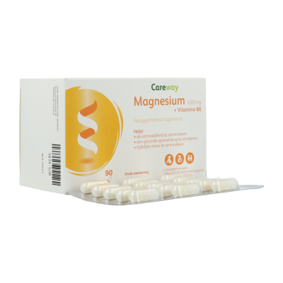 Careway Magnesium 450 mg + Vitamine B6 | 90 capsules