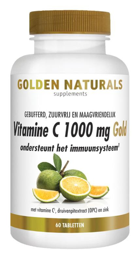 Golden Naturals Vitamine C1000 mg gold