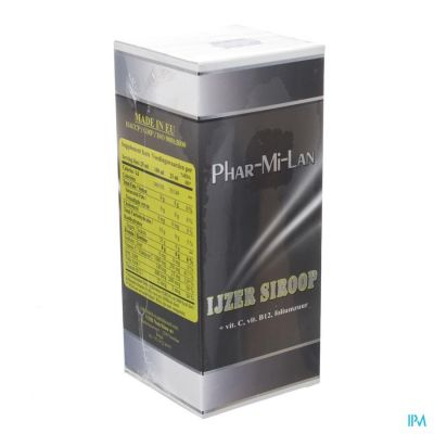 Phar-Mi-Lan IJzer Siroop + Vit. C, Vit. B12, Foliumzuur | 500 ml