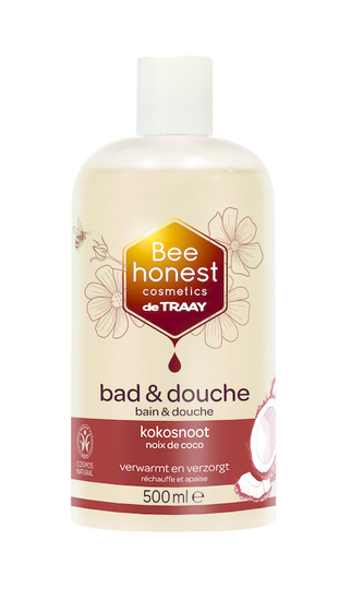 Traay Bee Honest Bad/douche kokos/honing (500 Milliliter)
