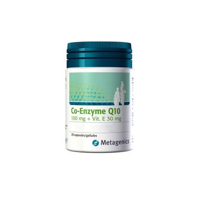 Coenzyme Q10 100 mg + Vitamine E | 30 capsules
