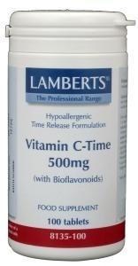 Lamberts Vitamine C 500 time released & bioflavonoiden (100 Tabletten)