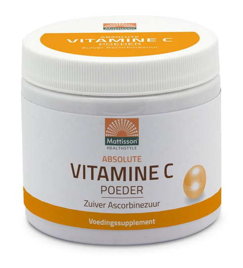Mattisson Vitamine C poeder zuiver ascorbinezuur (350 Gram)