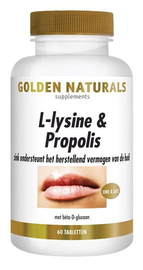 Golden Naturals L-lysine & Propolis