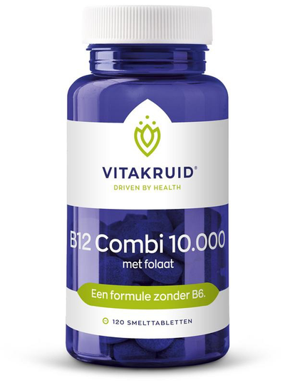Vitakruid B12 Combi 10.000 met folaat (120 Tabletten)