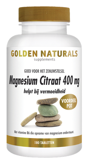 Golden Naturals Magnesium Citraat 400 mg
