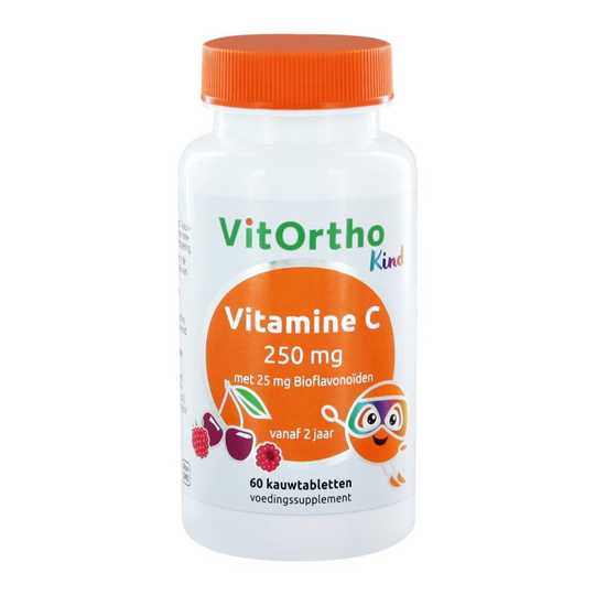 Vitamine C 250 mg met 25 mg bioflavonoïden (kind)