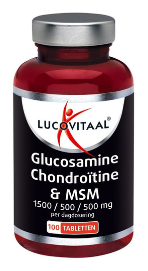 Lucovitaal Glucosamine/chondroitine/msm (100 Tabletten)