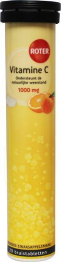 Roter Bruistabletten abr. sin. vit C (20 Bruistabletten)