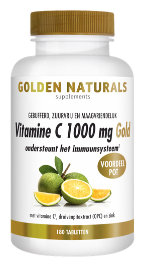 Golden Naturals Vitamine C 1000 mg Gold