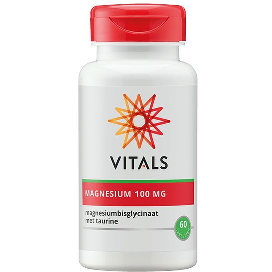 Vitals Magnesiumbisglycinaat 100 mg (60 Tabletten)
