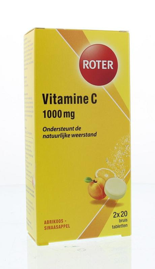 Roter Bruistabletten abr. sin. vit C duopack (40 Bruistabletten)
