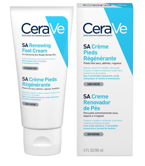 Cerave Herstellende voetcreme (89 Milliliter)